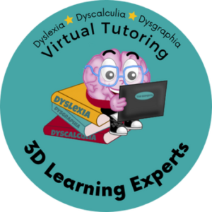 3d Learning Experts Round Logo