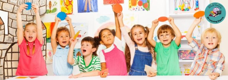 Early Intervention For Learning Challenges - Photo of a group of smiling preschool children.