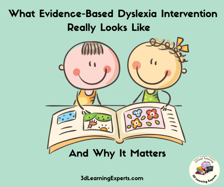 What Evidence-Based Dyslexia Intervention Really Looks Like