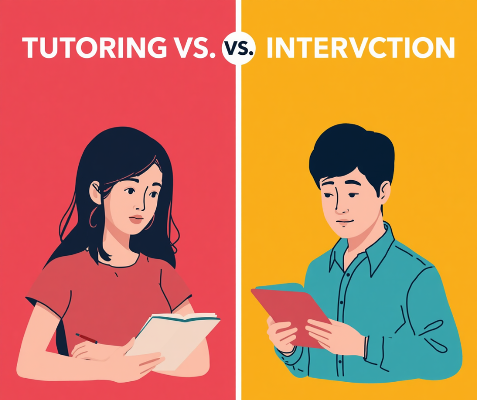 Tutoring vs. Intervention
