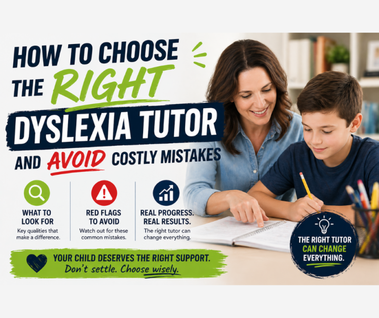 How to Choose the RIGHT Dyslexia Tutor And Avoid Costly Mistakes
