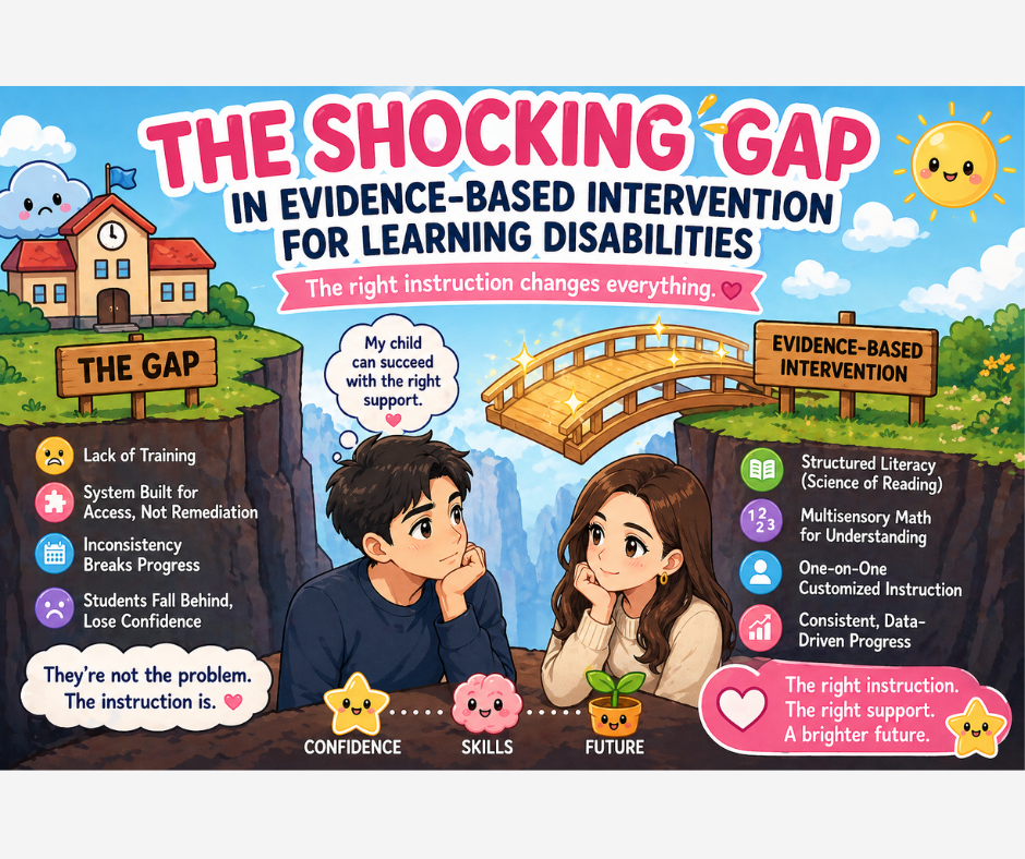 The Shocking Gap in Evidence-Based Intervention for Learning Disabilities
