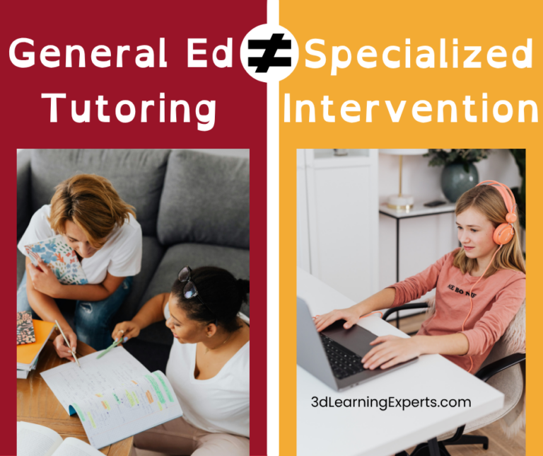 Tutoring vs. Intervention