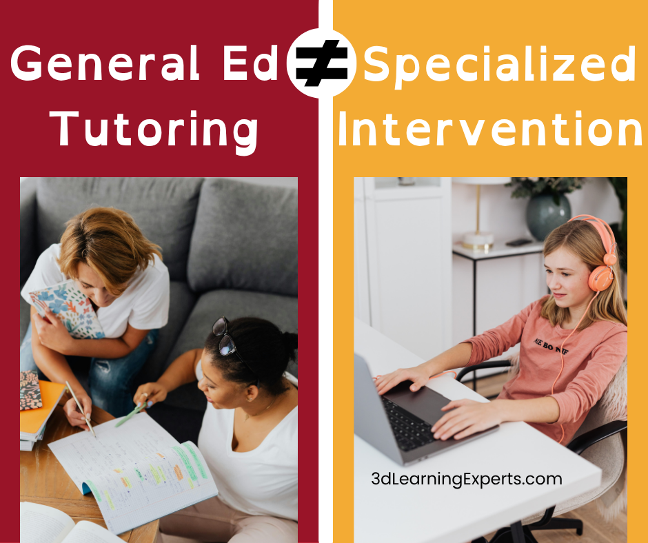 Tutoring vs. Intervention