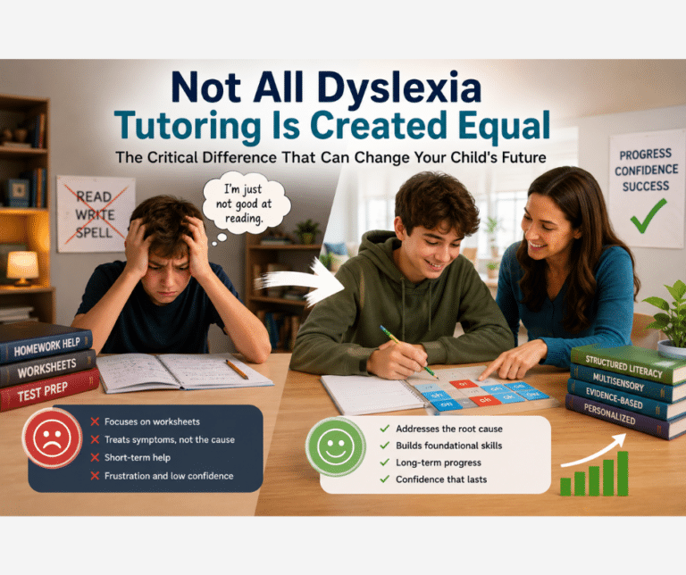 Why Not All Dyslexia Tutoring Is Created Equal The Critical Difference That Can Change Your Child's Future