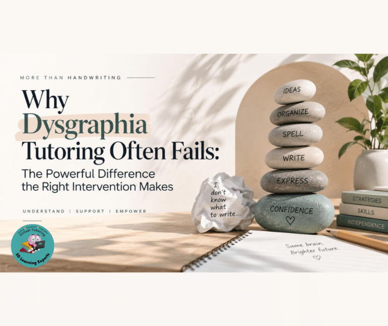 Dysgraphia tutoring